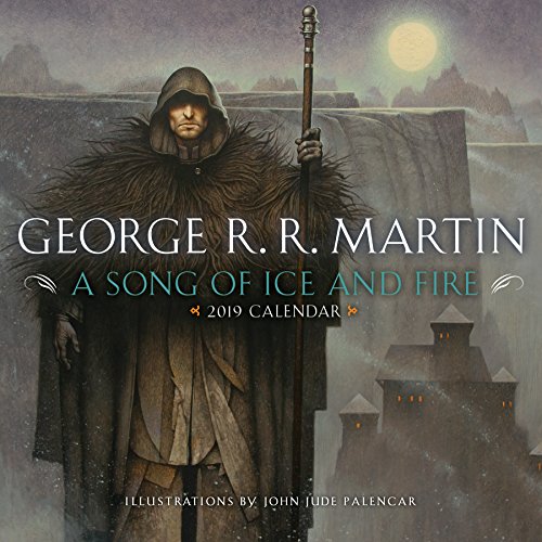 Book Cover 2019 A Song of Ice and Fire Calendar ,: Illustrations by John Jude Palencar
