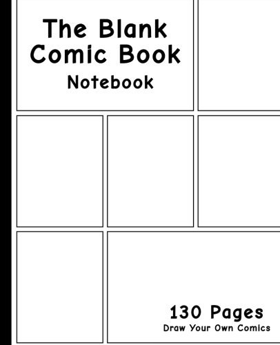 Book Cover Blank Comic Book: 7.5 x 9.25, 130 Pages, comic panel,For drawing your own comics, idea and design sketchbook,for artists of all levels