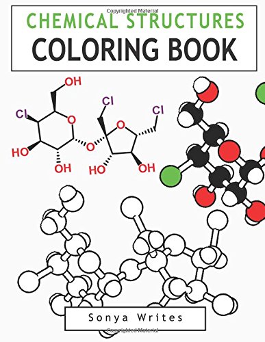 Book Cover Chemical Structures Coloring Book