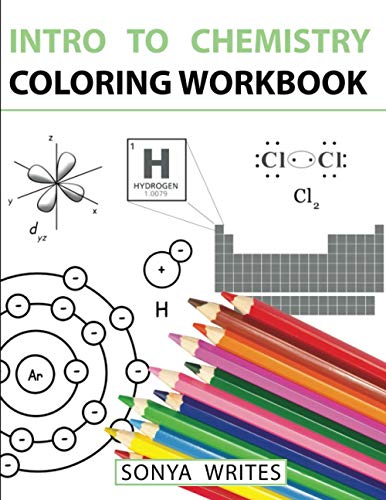 Book Cover Intro to Chemistry Coloring Workbook
