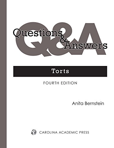 Book Cover Torts (Questions & Answers)