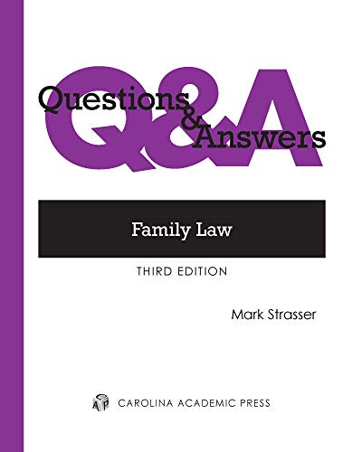 Book Cover Family Law: Multiple-choice and Short-answer Questions and Answers (Questions & Answers)