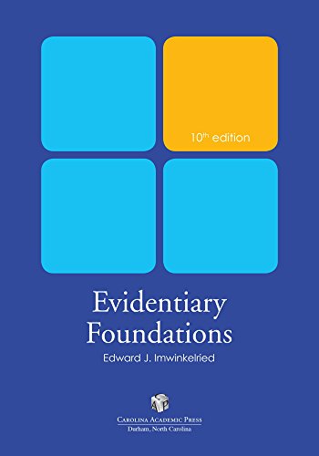 Book Cover Evidentiary Foundations