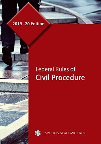 Book Cover Federal Rules of Civil Procedure, 2019–20 Edition