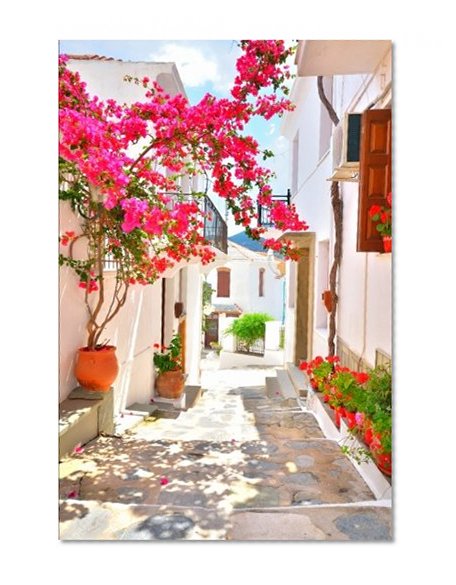 Bougainvillea - Skopelos, Greece Journal: 150 page lined notebook/diary