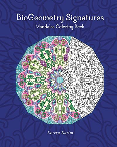 Book Cover BioGeometry Signatures Mandalas Coloring Book
