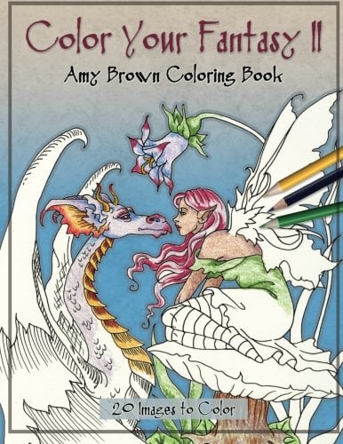Book Cover Color Your Fantasy II Coloring Book