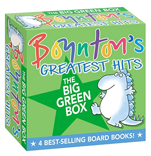 Book Cover Boynton's Greatest Hits The Big Green Box: Happy Hippo, Angry Duck; But Not the Armadillo; Dinosaur Dance!; Are You A Cow?