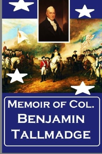 Book Cover Memoir of Col. Benjamin Tallmadge