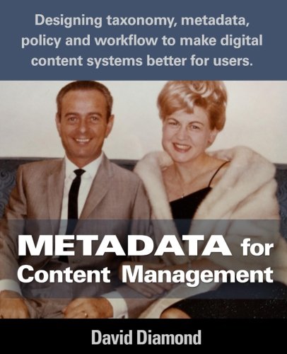 Book Cover Metadata for Content Management: Designing taxonomy, metadata, policy and workflow to make digital content systems better for users.
