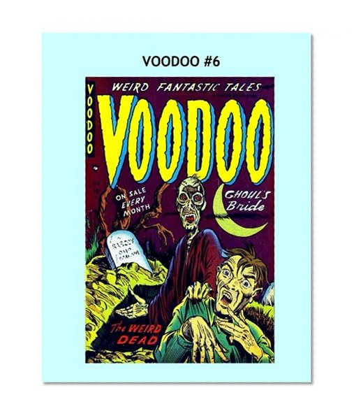 Book Cover Voodoo #6: Thrilling Pre-Code Horror Comics --- All Stories -- No Ads