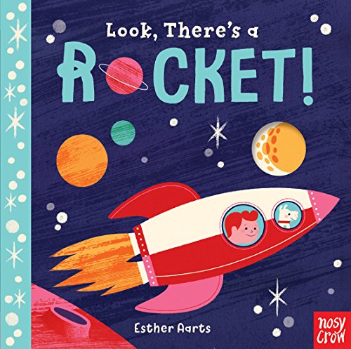 Book Cover Look, There's a Rocket!