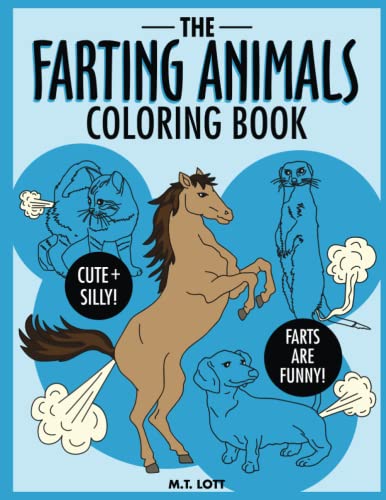 Book Cover The Farting Animals Coloring Book (Funny Coloring Books)