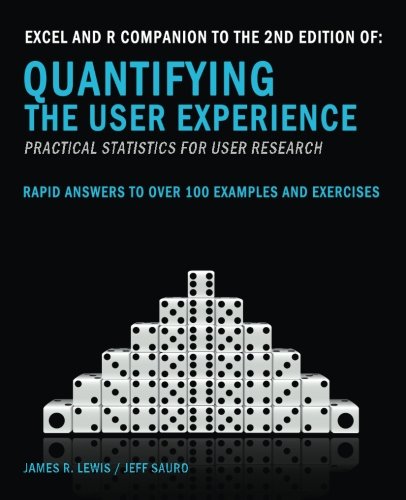 Book Cover Excel and R Companion to the 2nd Edition of Quantifying the User Experience