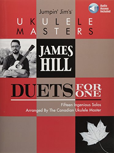 Book Cover Jumpin' Jim's Ukulele Masters - Duets For One, James Hill (Includes Online Access Code)