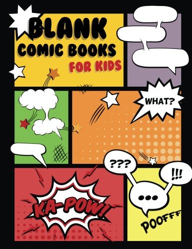 4: Blank Comic Book For Kids: 6 Border Staggered Comics Panels,8.5"x11", 100 Pages, Blank Comic Strips, Drawing Your Own Comics, Blank Graphic Novel ... Dream Passion Blank Comic Book) (Volume 4)