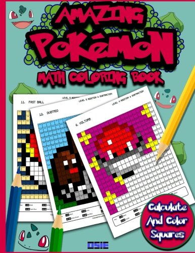 Book Cover Amazing Pokemon Math: Cool Math Activity Book For Pokemon Go Fans (Math Activity Books) (Volume 2)