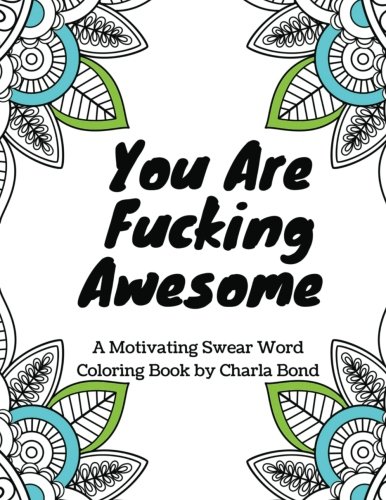 Book Cover You Are Fucking Awesome: A Motivating Swear Word Coloring Book for Adults
