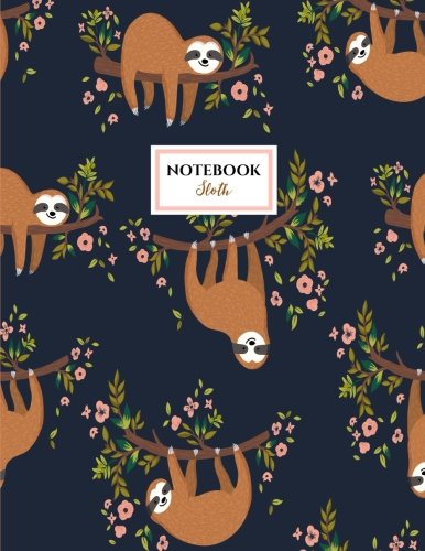 Book Cover Sloth Notebook: Sloths Notebook (Composition Book Journal) (8.5 x 11 Large)