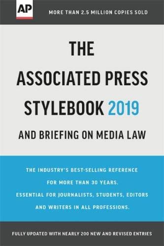 Book Cover The Associated Press Stylebook 2019: and Briefing on Media Law