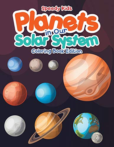 Book Cover Planets in Our Solar System - Coloring Book Edition