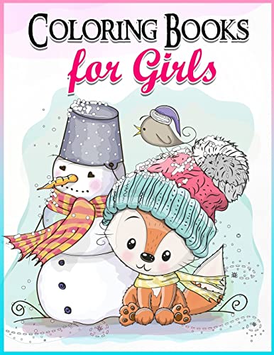 Book Cover Coloring Books for Girls: Gorgeous Coloring Book for Girls: The Really Best Relaxing Colouring Book For Girls 2017 (Cute, Animal, Penguin, Panda, Dog, ... Kids Coloring Books Ages 2-4, 4-8, 9-12)