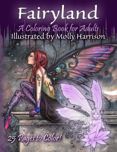 Book Cover Fairyland - A Coloring Book For Adults: Fantasy Coloring for Grownups by Molly Harrison