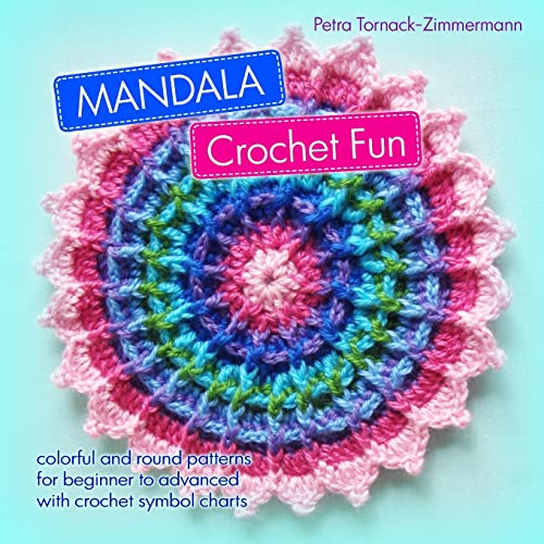 Book Cover MANDALA Crochet Fun: colorful and round crochet patterns