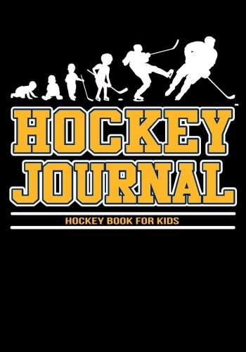 Book Cover Hockey Journal: Hockey Notebook & Personal Stats Tracker 100 Games