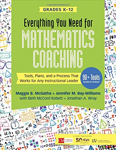 Book Cover Everything You Need for Mathematics Coaching: Tools, Plans, and a Process That Works for Any Instructional Leader, Grades K-12 (Corwin Mathematics Series)