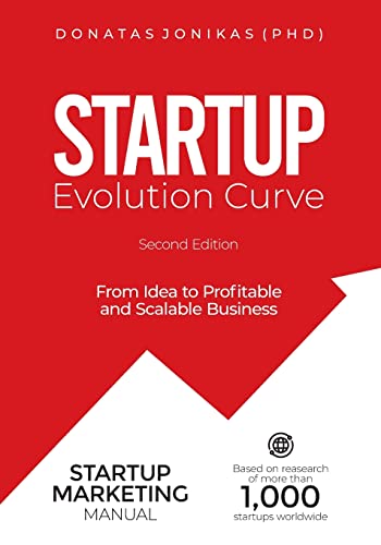Book Cover Startup Evolution Curve From Idea to Profitable and Scalable Business: Startup Marketing Manual