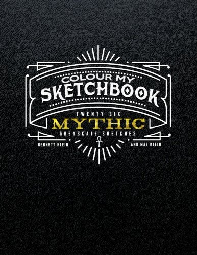 Book Cover Colour My Sketchbook MYTHIC