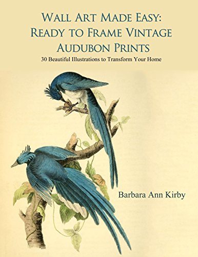 Book Cover Wall Art Made Easy: Ready to Frame Vintage Audubon Prints: 30 Beautiful Illustrations to Transform Your Home: 1