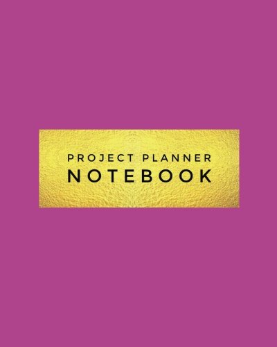 Project Planner Notebook: Purple Organizer For Your Projects Or Meetings, Our Book Includes: Attendees List, Action Items, Notes, Follow Up, & To Do List | 8”x10” Large Softback Journal