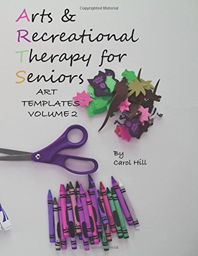 Book Cover Arts and Recreational Therapy Vol 2: 77 Templates To Print