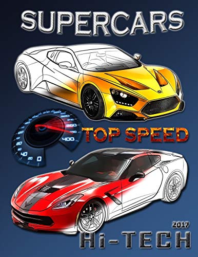 Book Cover Supercars top speed 2017.: Coloring book for all ages