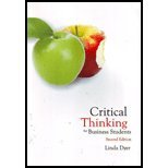 Book Cover Critical Thinking for Business Students, 2nd Edition