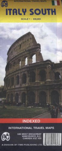 Italy South 1:500,000 Travel Map (Travel Reference Map) (English, French, Italian and German Edition)