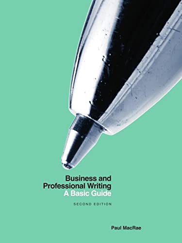 Book Cover Business and Professional Writing: A Basic Guide - Second Edition