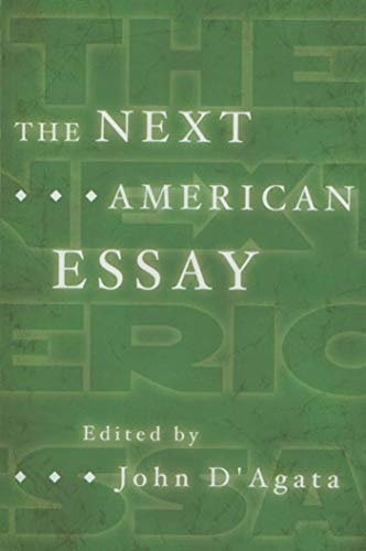 Book Cover The Next American Essay (A New History of the Essay)