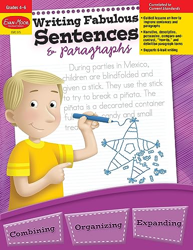 Book Cover Writing Fabulous Sentences & Paragraphs, Grades 4-6