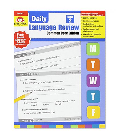 Book Cover Daily Language Review, Grade 2 (Daily Practice Series)