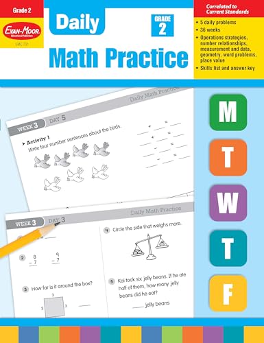 Book Cover Daily Math Practice, Grade 2