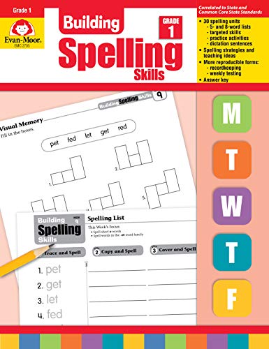 Book Cover Building Spelling Skills: Grade 1