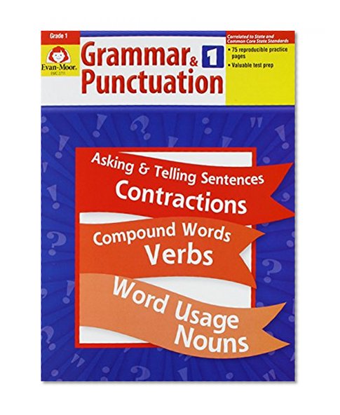 Book Cover Grammar and Punctuation, Grade 1