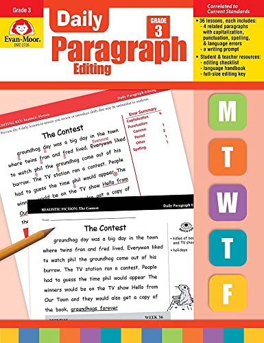 Book Cover Daily Paragraph Editing, Grade 3 Teacher Edition