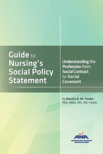 Book Cover Guide to Nursing's Social Policy Statement : Understanding the Profession from Social Contract to Social Covenant