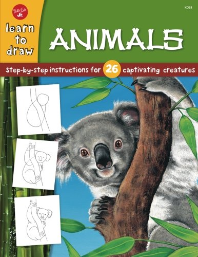 Book Cover Animals: Step-by-step instructions for 26 captivating creatures (Learn to Draw)