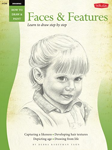 Book Cover Drawing: Faces & Features: Learn to draw step by step (How to Draw & Paint)
