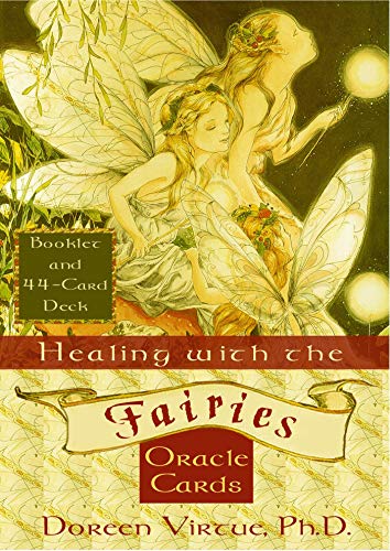 Book Cover Healing with the Fairies Oracle Cards: Booklet and 44-Card Deck (Large Card Decks)